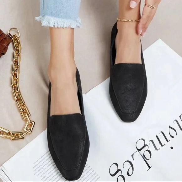 Faux Nubuck Casual Flats 9 - Picture 4 of 4